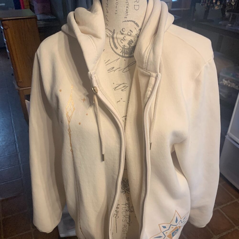 DISNEY WISH King Magnifico FULL ZIP MEN HOODIE SIZE LARGE NEW W TAGS